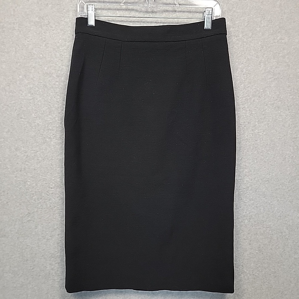 Dolce & Gabbana Pencil Skirt Midi Women's Size 44‎ Black Stretch Designer Italy